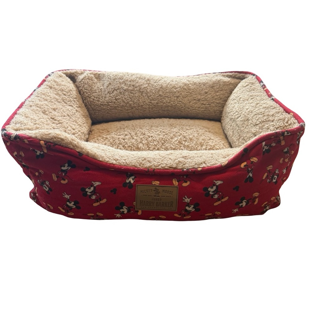 Harry Barker Tossed Cuddler Mickey Mouse Pet Bed